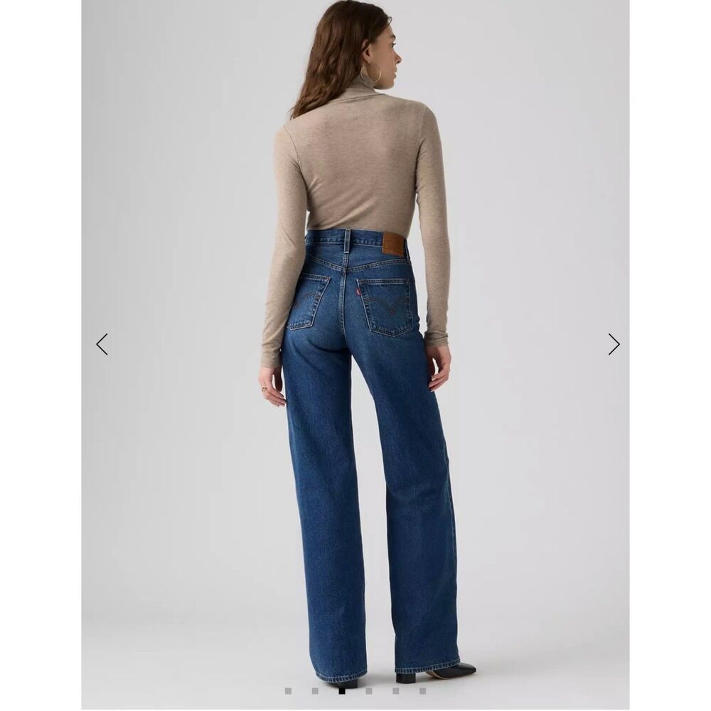 Women's Levi's Ribcage Wide-Leg Jeans Size 27 x 32 NWT